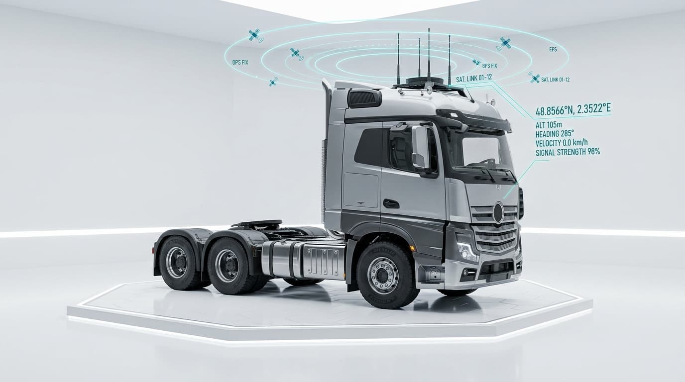 AIS 140 Commercial Heavy Freight Truck on Telematics Platform